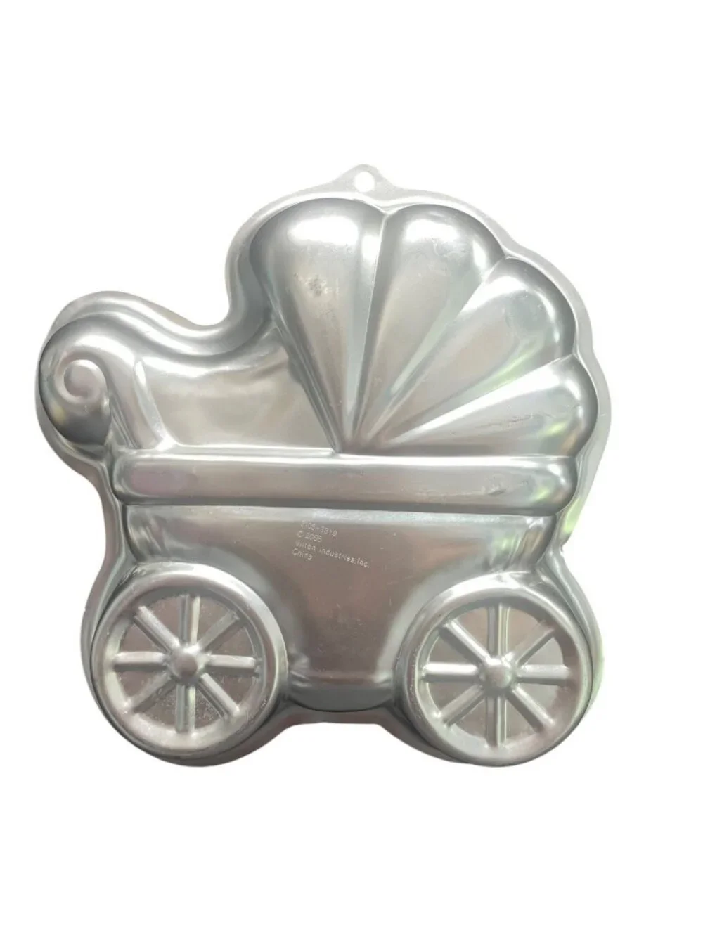 Wilton‎ 2105-3319 Baby Carriage Cake Pan Aluminum Baby Shower Pram